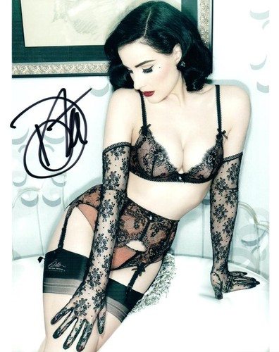 Dita von teese - von, autographed