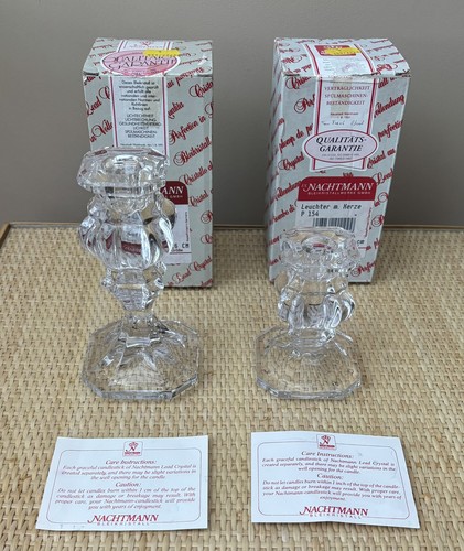 Pair vintage nachtmann lead - pair,