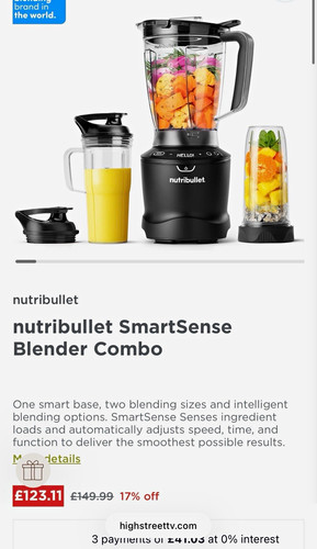 Nutribullet smartsense blender - nutribullet,