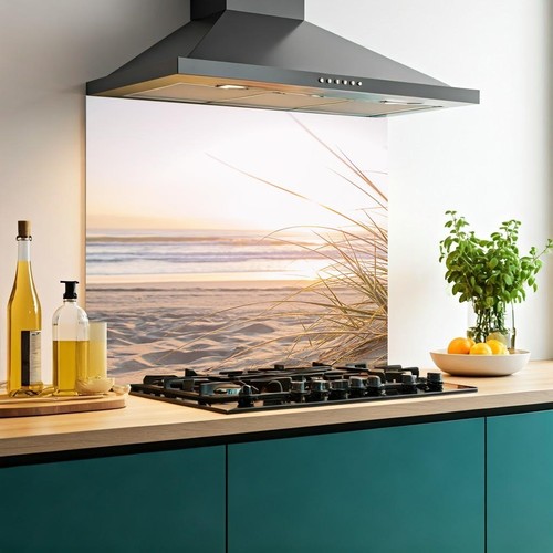Printed glass kitchen - printed,
