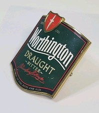 Worthington Draught Bitter Metal Beer Pump Badge Shield For Man Cave Home Bar +