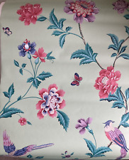 Laura Ashley Elveden Celadon Wallpaper -2 ROLLS, Similar to Summer Palace