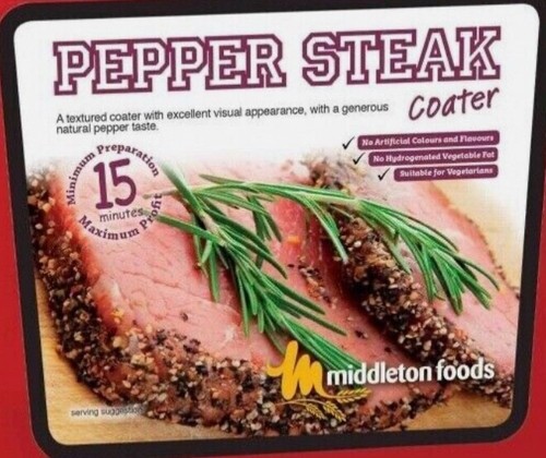 Pepper steak coater glaze - coater,