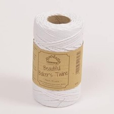 White Everlasto Bakers Twine (approx. 100m) White Cotton String
