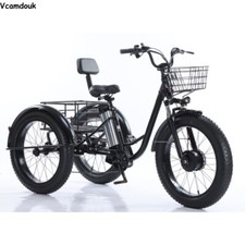 Low-Maintenance E-Tricycle 20" 48V Cargo Trike Ideal for Urban Commuting E-Trke