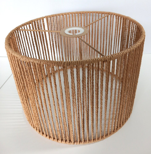Jute rattan string light - jute, shade