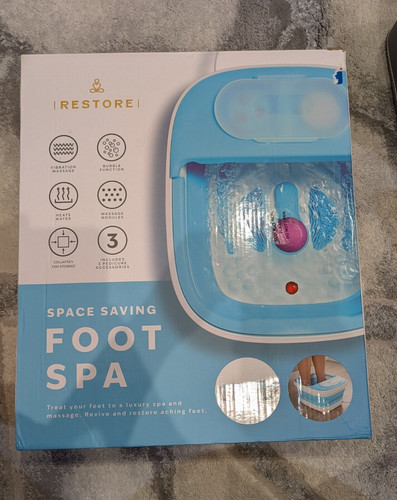 Irestore space saving foot spa - space,
