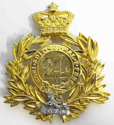 24th regiment foot badge - 24th,