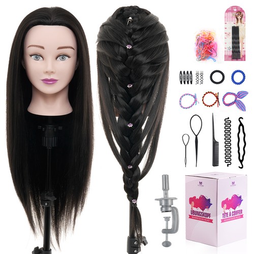Inch real human hair - 50%,