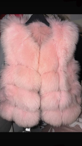 Baby pink fox fur - baby,