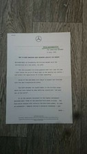 Mercedes W140 S Class S280 Saloon English Press Release Brochure Related 1993