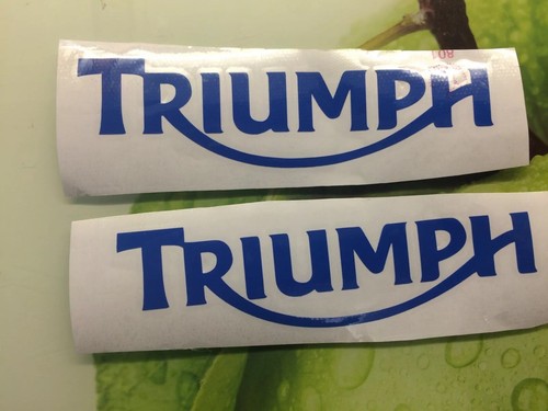 Triumph tank sticker decal 2 - triumph,