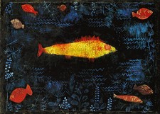 A3 -PAUL KLEE  GOLDEN FISH -