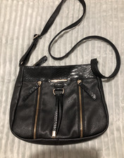 Black Snake Print Zip Detail