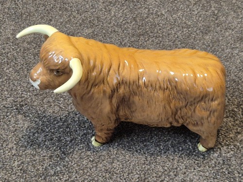 Beswick highland horned cow - highland,