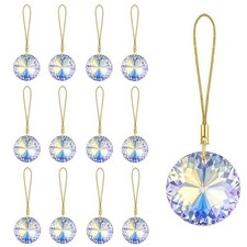 12 Pcs Crystal Glass Christmas