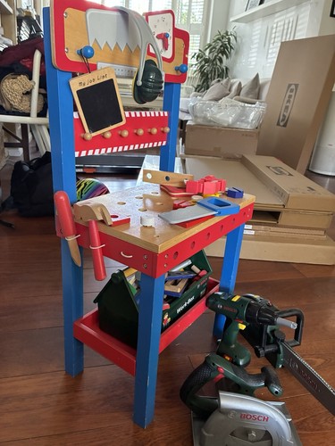 Bosch wooden toy workbench - bosch,