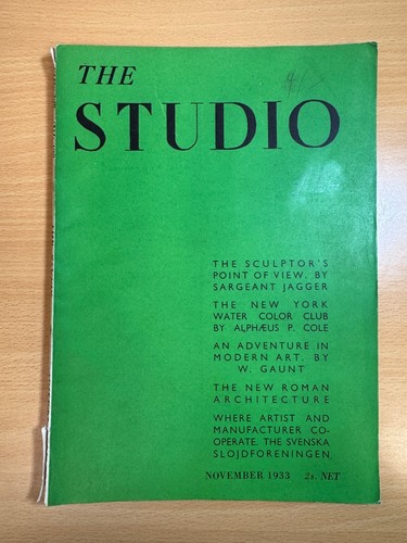 The studio magazine november - the,