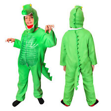 CHILDS CROCODILE ANIMAL FANCY DRESS COSTUME KIDS ALLIGATOR SUIT BOOK CHARACTER