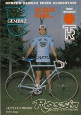 SPORT - CYCLING. Lopez CERRON