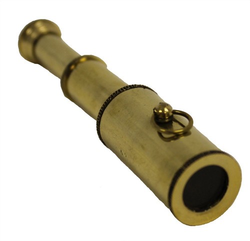 Handheld brass telescope - handheld,