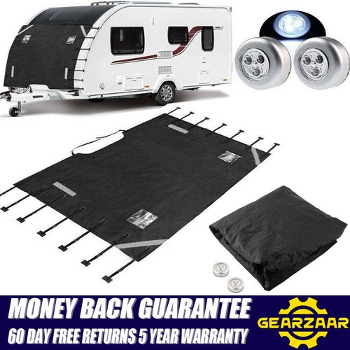 Caravan front towing cover - front,