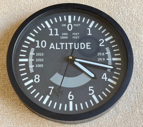 Aircraft altimeter wall - altimeter,