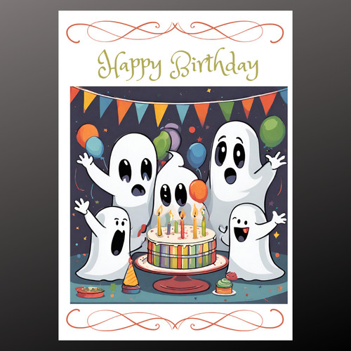 Personalised birthday card - personalised,
