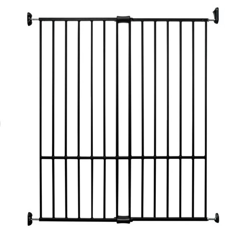 Extending metal pet gate - metal, extra