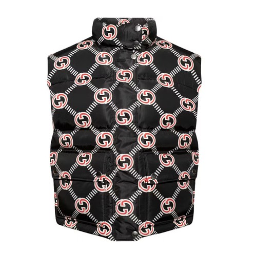 Gucci interlocking down vest - interlocking,
