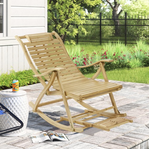 Bamboo folding rocking - folding, chair