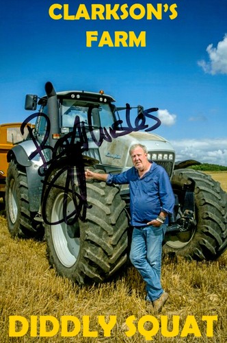 Jeremy clarkson signed 6x4 - jeremy,