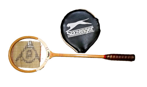 Dunlop squash racket - , wooden