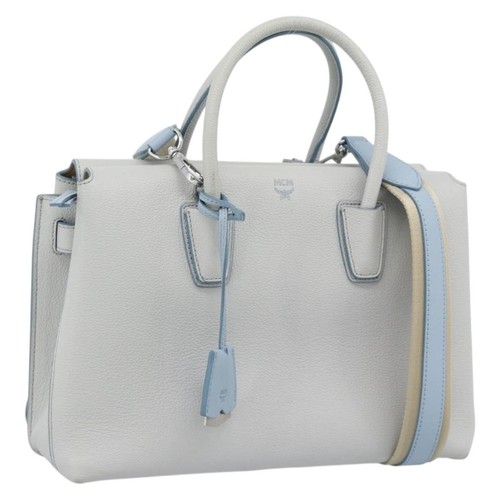 Mcm hand bag leather 2way - hand,