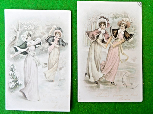 Edwardian glamour postcards - edwardian,