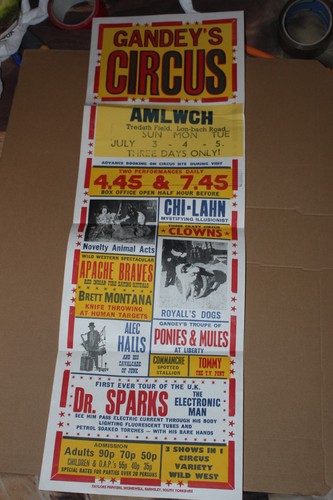 Gandeys vintage circus poster - vintage,