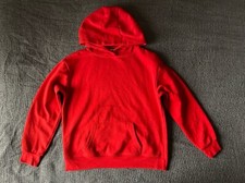 Ladies Hoodie Red Primark size small Kangaroo Pocket Pullover Hoody