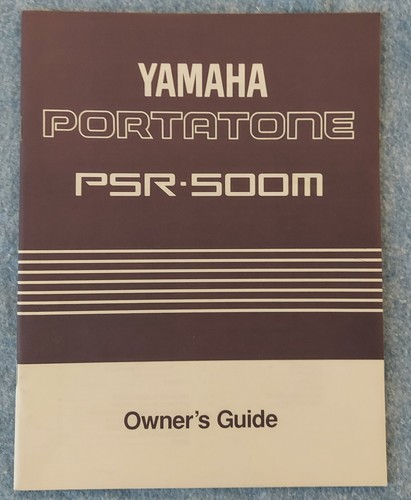 Yamaha portatone psr 500m - yamaha, psr-500m