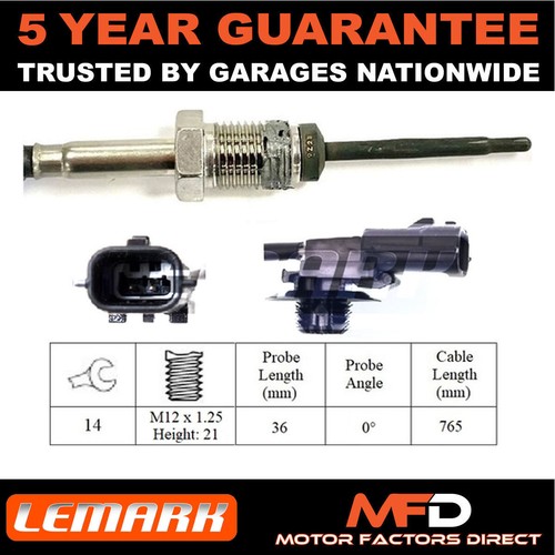 Lemark exhaust gas temperature - exhaust,