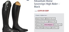 Mountain Horse Sovereign High Rider Sz 38 Uk 5..Short -Regular FAB STYLE & COND"