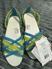 Crocs Huarache blue yellow