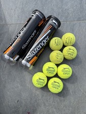 Bundle of 8 Slazenger Open Tennis Balls All Surfaces ITF Approved Match Quality