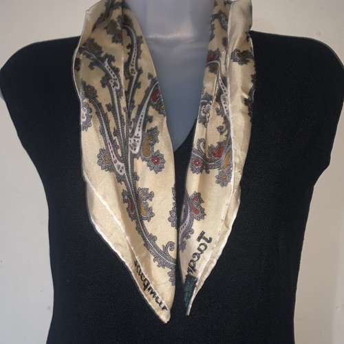 Vintage jacqmar paisley silk - vintage,