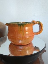 Oxshott Studio Pottery Jug 1923/24 Orange Glaze Denise Wren 