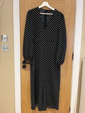 Zara black Polka Dot Spot Wide