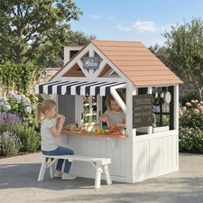 Qaba Outdoor Playhouse, Wooden