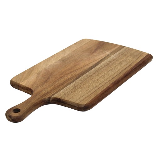 Rectangular acacia wood paddle - wood,