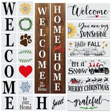22PCS Large Letter Welcome