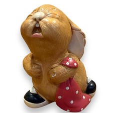 Vintage Pendelfin Barney Rabbit Figurine Hand Painted Stonecraft Made in England