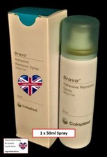 Coloplast Brava Medical Adhesive Remover Spray Sting Free 50ml Ostomy 12010 NEW